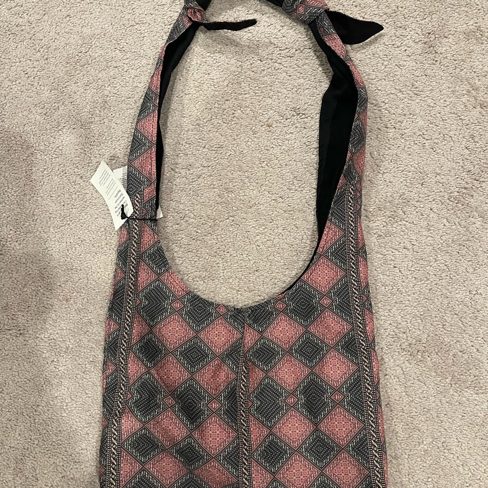 Stylish Pink and Black Women's Bag